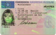 Führerschein Vorderseite