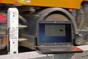 Geräuschmessung Leitpfosten
