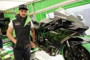 James Hillier mit Kawasaki Ninja H2R