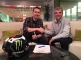 Jorge Lorenzo und CEO Patrick Francois