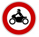 Schild - Verbot für Krafträder