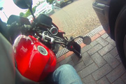 Triumph Tiger Disc-Lock Crash