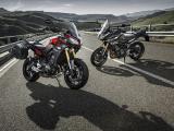 Yamaha MT-09 Tracer in rot schwarz und schwarz