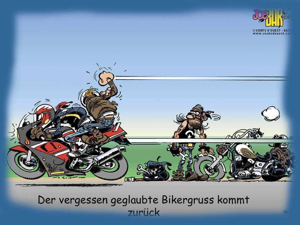 Bikergruß