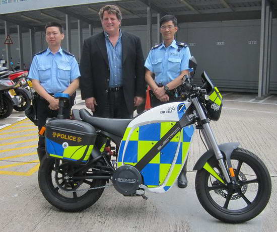 Test des Brammo Enertia in Hong Kong