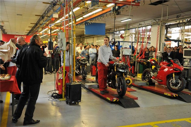 Produktionsstart der Ducati 1199 Panigale