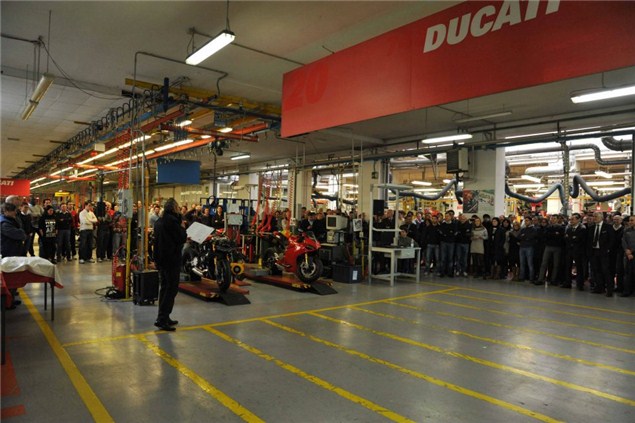Produktionsstart der Ducati 1199 Panigale