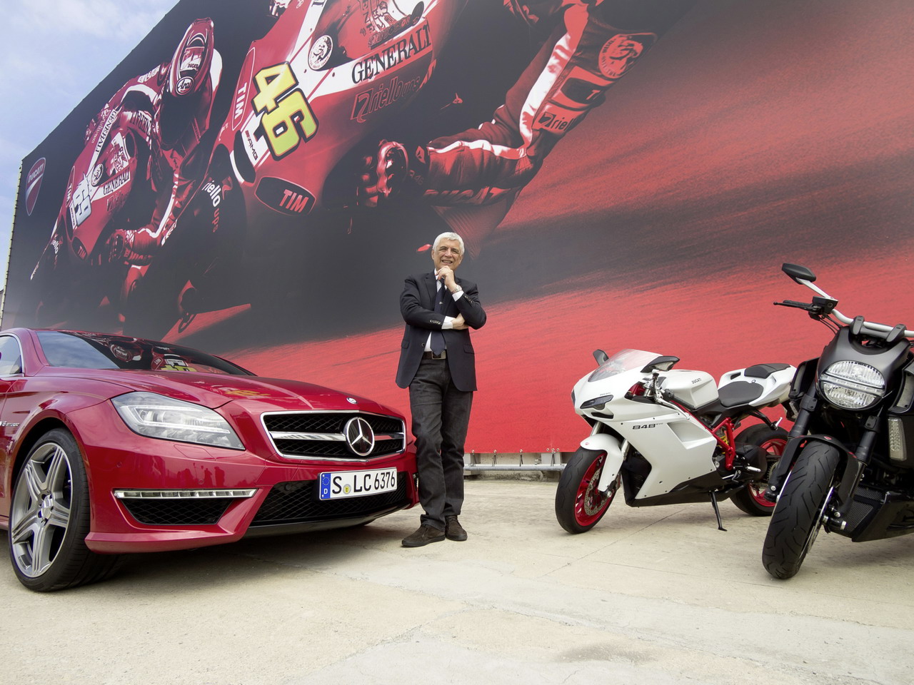 Gabriele del Torchio Ducati Chef erhält Mercedes CLS 63 AMG