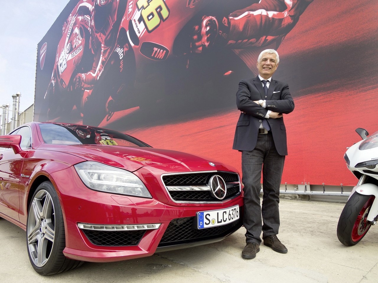 Gabriele del Torchio Ducati Chef erhält Mercedes CLS 63 AMG