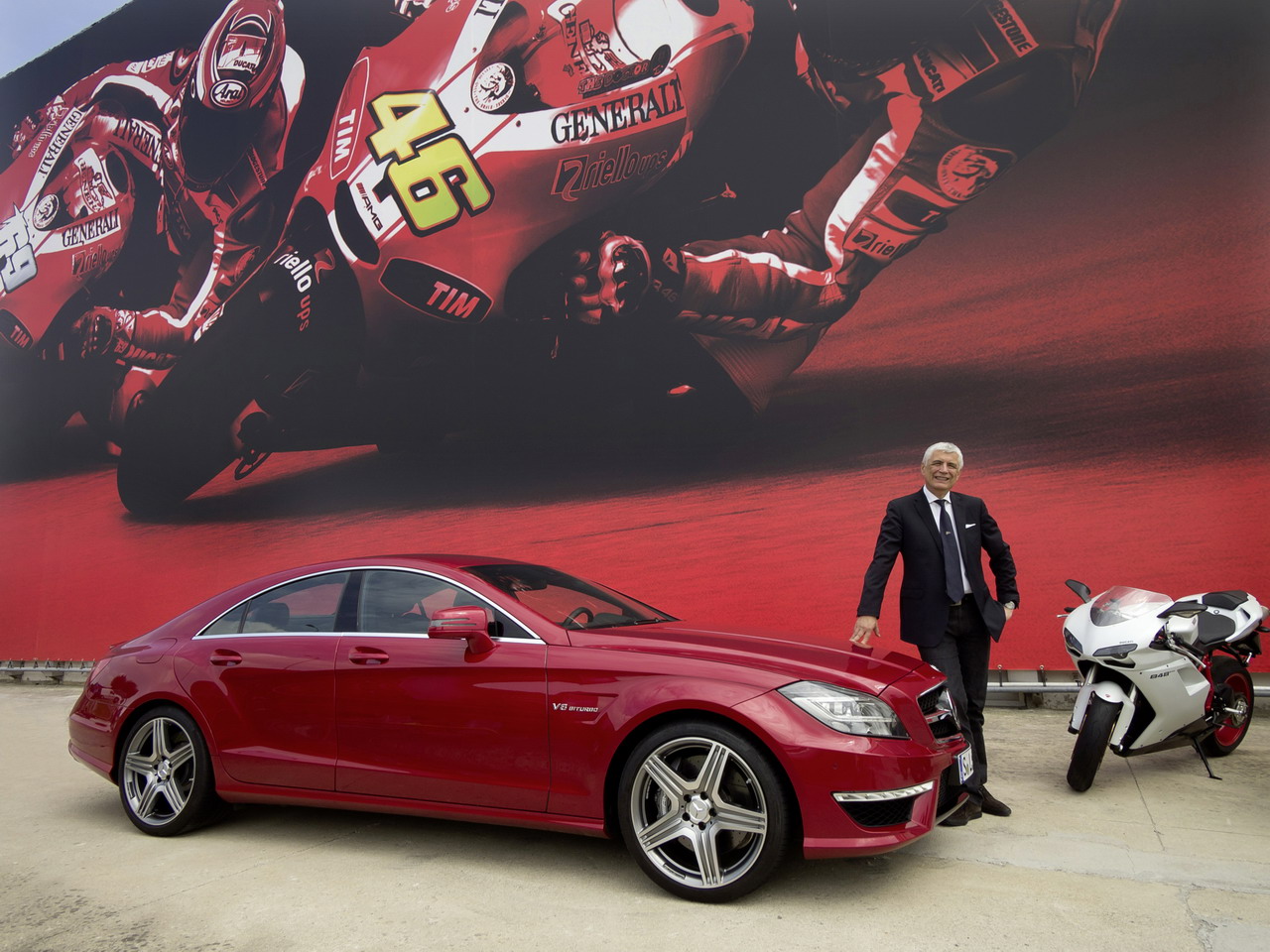 Gabriele del Torchio Ducati Chef erhält Mercedes CLS 63 AMG