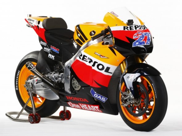 2011 Casey Stoner und RC212V in neuen Farben