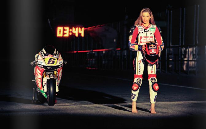 Honda LCR im Fotoshoot mit Beatriz Donoro