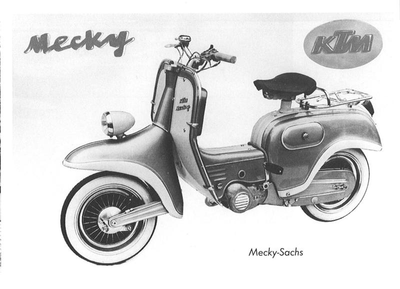 1957 KTM Mecky Werbung