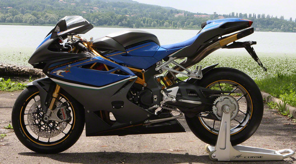 2011 MV Agusta F4 RR Tribut Bike Frankreich Flugschule