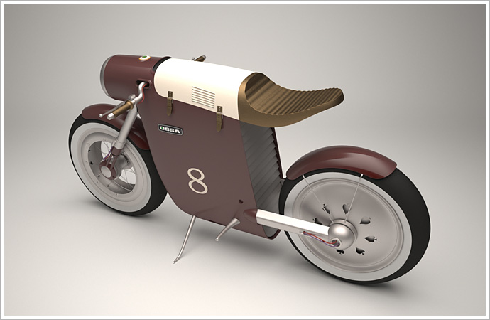 E-Ossa Scooter Monocasco