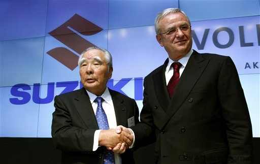 Osamu Suzuki und Martin Winterkorn auf getrennten Wegen