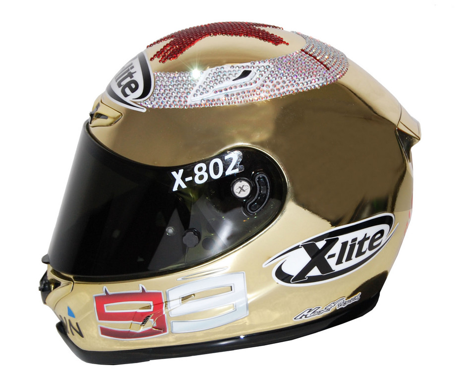 2010 Jorge Lorenzo X-Lite X-802 Helm