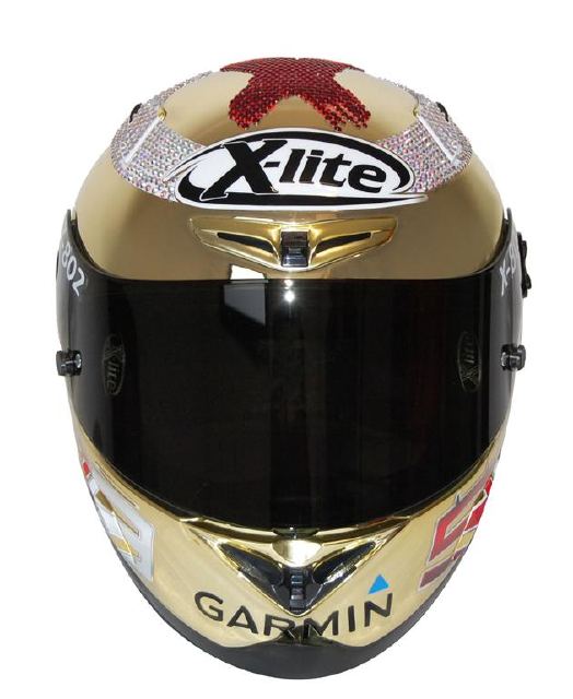 2010 Jorge Lorenzo X-Lite X-802 Helm
