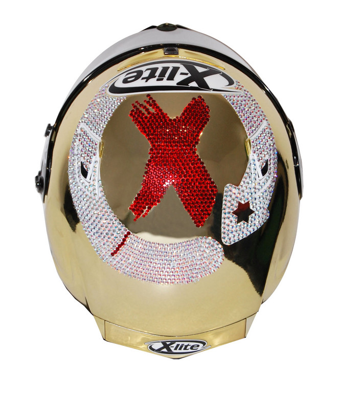 2010 Jorge Lorenzo X-Lite X-802 Helm