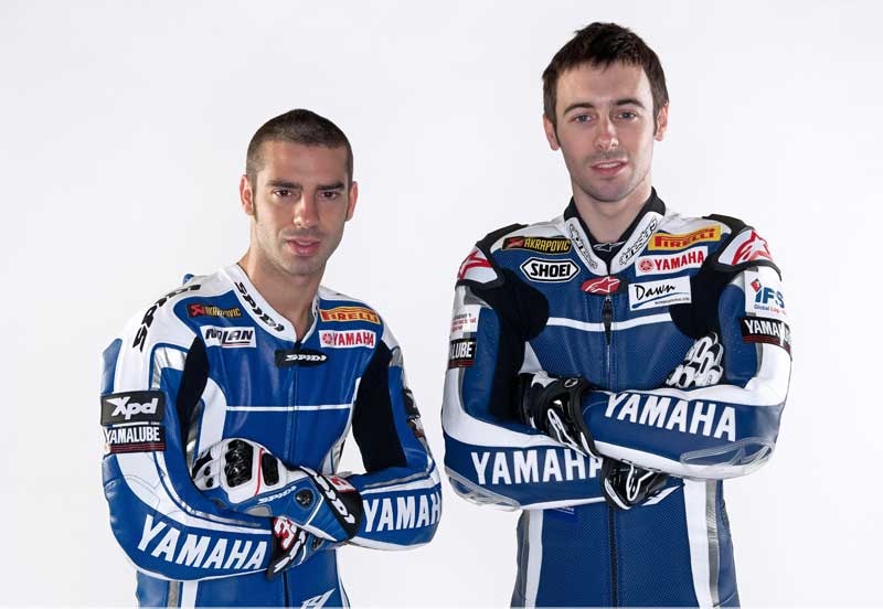 Marco Melandri und Eugene Laverty aus der WSBK für Yamaha