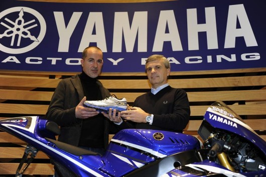 Yamaha Racing Manager Marco Riva und Morgan Guizzo von Saucony