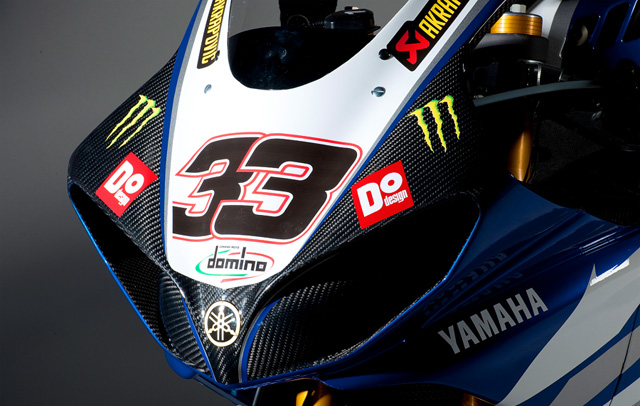 Yamaha M1 mit Monster Energy als Sponsor