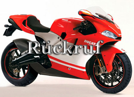 2008 Rückruf Ducati Desmosedici RR