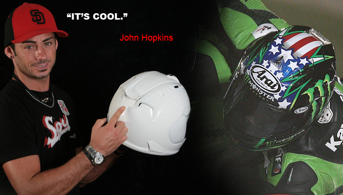 Arai RX-7 GP John Hopkins