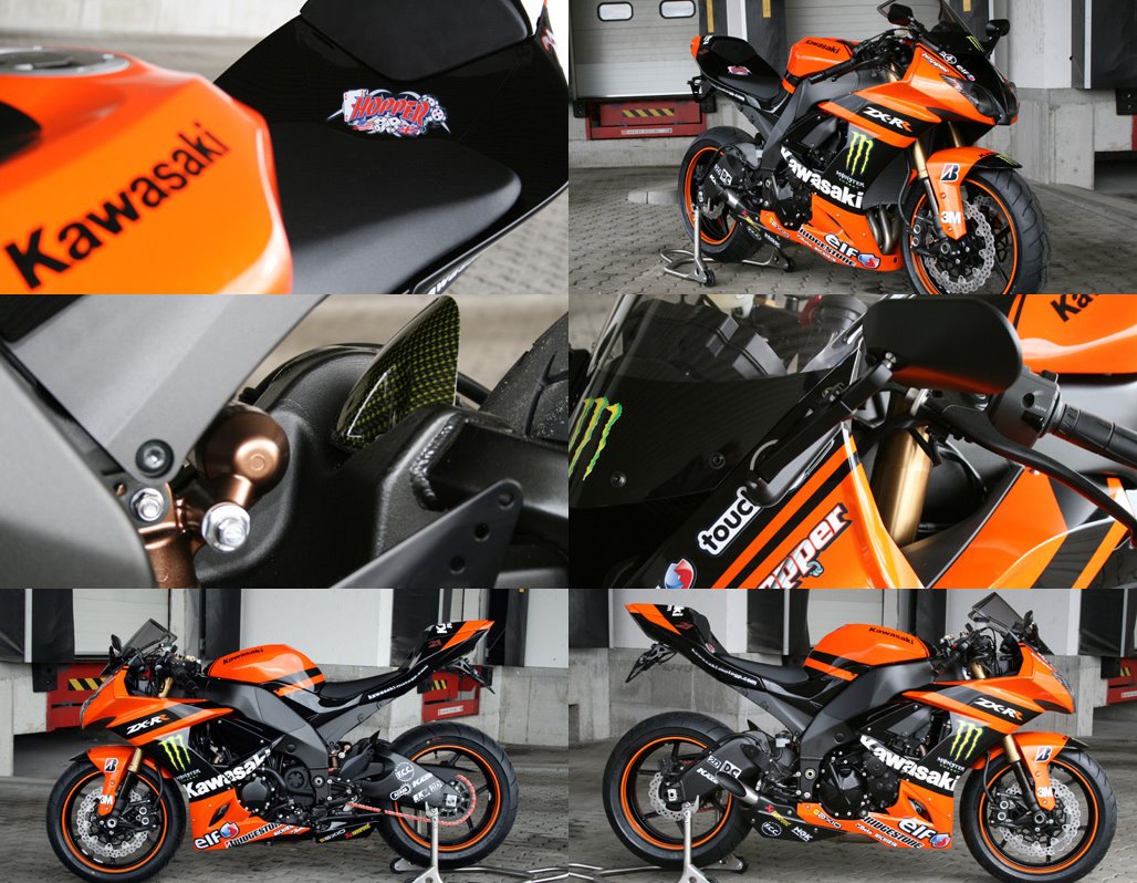 Kawasaki ZX-10R Ninja im MotoGP Design
