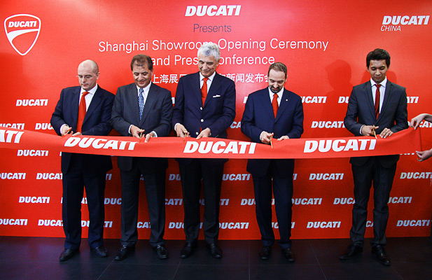 Ducati eröffnet erstes Geschäft in Shanghai