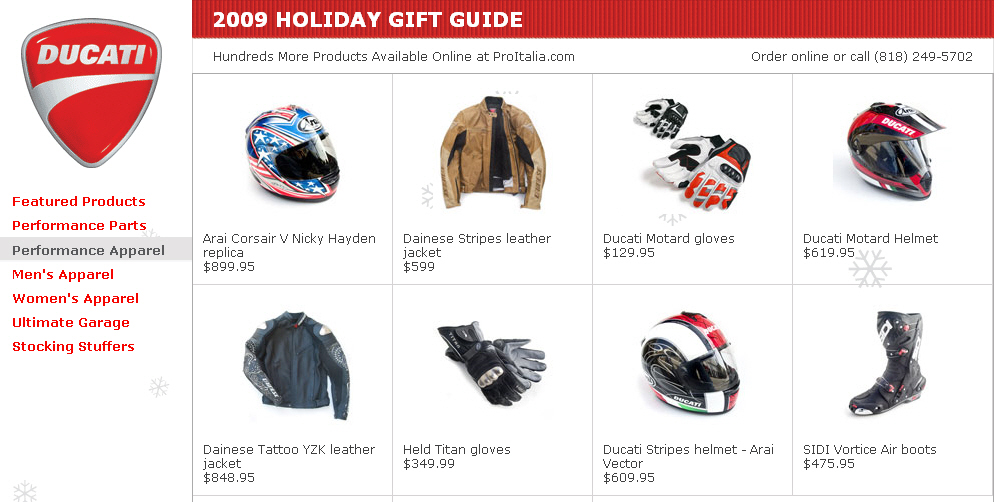 Ducatigifts.com