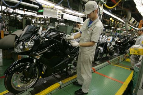 Produktion bei Kawasaki