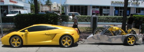 Lamborghini Gallardo Trailer Chopper Lamborghini Gallardo Trailer Chopper