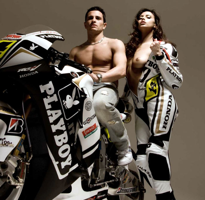 Playboy sponsort Honda LCR