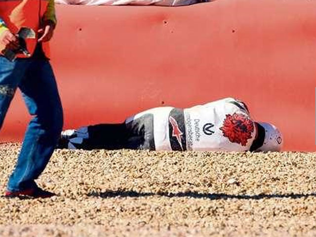 Michael Schumacher Sturz in Cartagena