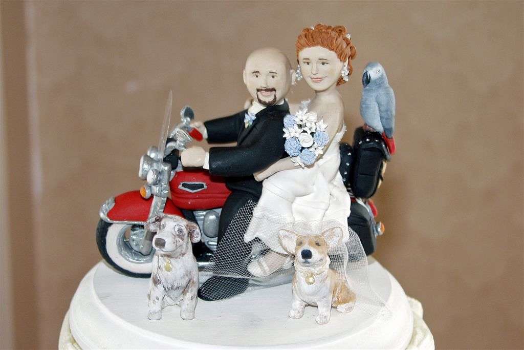 Torte Bikerhochzeit