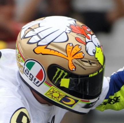 AGV limitierte Version Valentino Rossi Huhn Helm