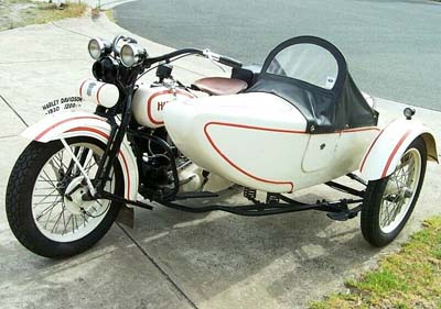 Harley Davidson Gespann von 1930