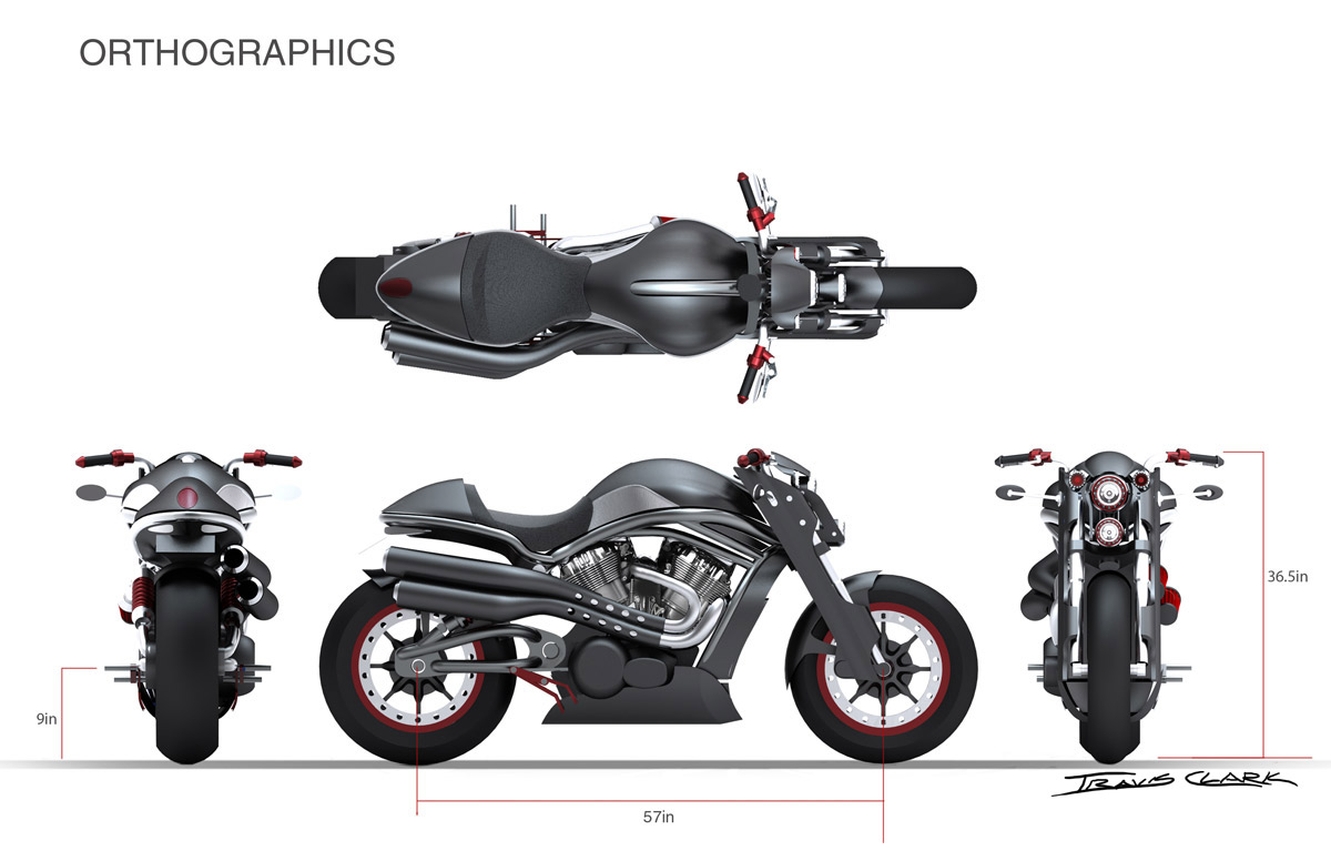 Harley Davidson Brawler Konzept