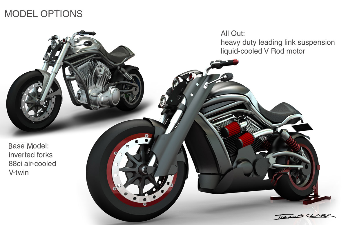 Harley Davidson Brawler Konzept