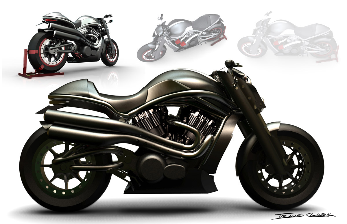 Harley Davidson Brawler Konzept