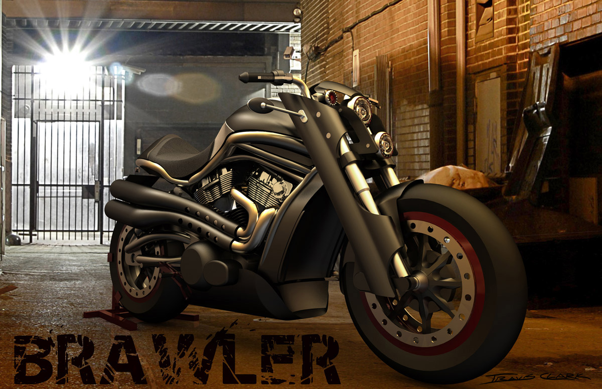 Harley Davidson Brawler Konzept