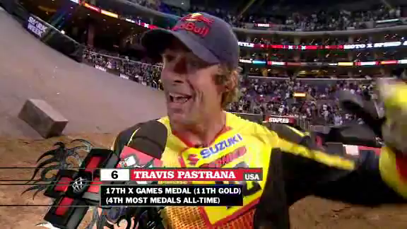 Travis Pastrana bei den 16. Red Bull X Games