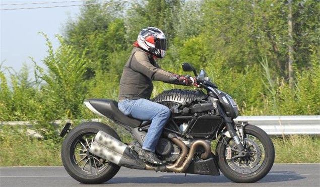 Ducati Mega Monster Spyshoot