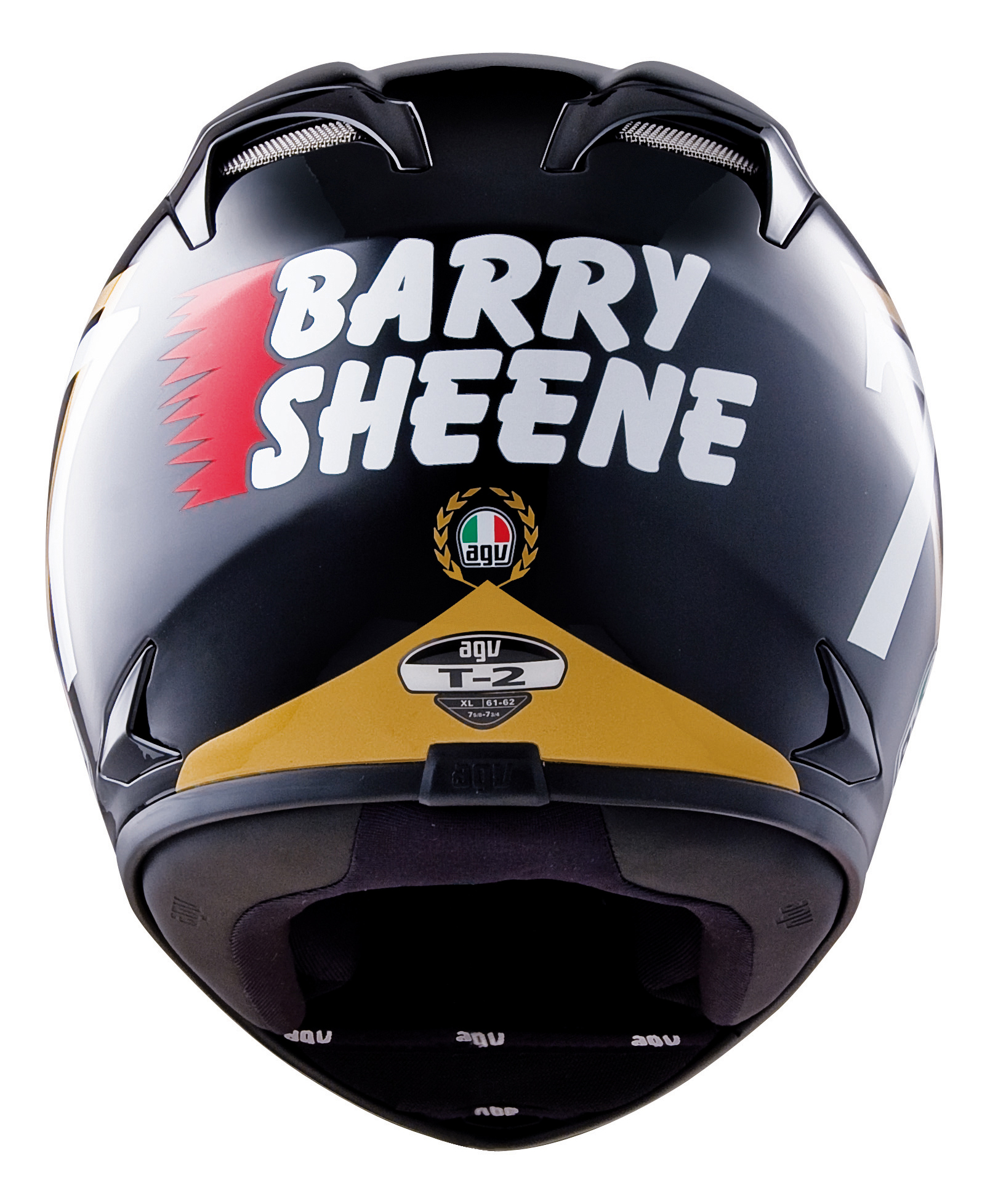 AGV T-2 Replica Barry Sheene Design