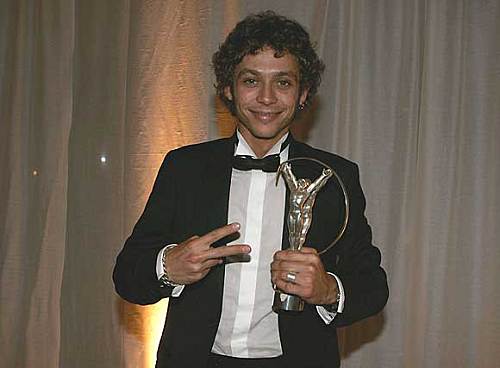 Valentino Rossi erhielt 2006 den Laureus World Sport Award Valentino Rossi erhielt 2006 den Laureus World Sport Award
