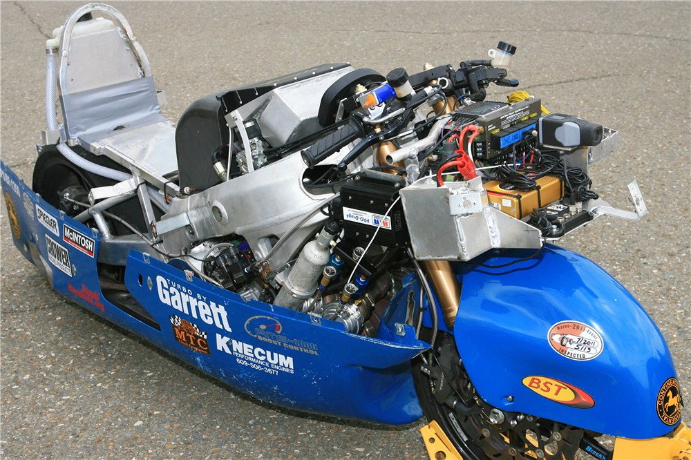 Bill Warner mit Turbo Hayabusa - 502km/h