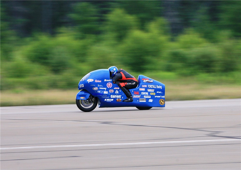 Bill Warner mit Turbo Hayabusa - 502km/h
