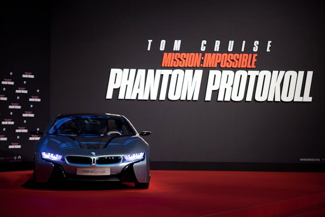 Chris Pfeiffer trifft Tom Cruise auf Premiere zu Mission Impossible