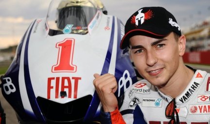 Jorge Lorenzo in Valencia mit Yamaha M1